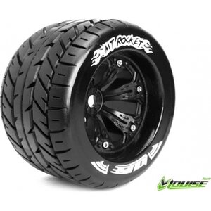 Louise Tire & Wheel MT-ROCKET 3,8" Black 1/2-Offset (2)