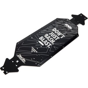 ARRMA RC ARA320572 Aluminum Chassis CNC 7075 T6 SWB Black EXB