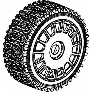 MCD Racing Tyre 160 mm Dirt-Xross Rally WM + Wheel 100238X
