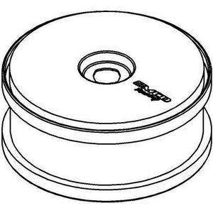 MCD Racing Wheel White Dish Disc 180 mm 100104P
