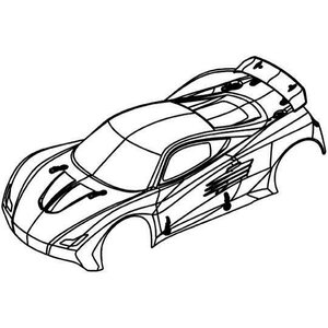 MCD Racing XS5 Max Body Shell Kit Complete 504401P