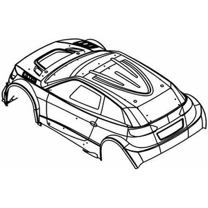 MCD Racing XR5 Rally Body Shell Kit Complete 502601P