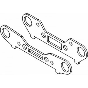 MCD Racing Rear Wishbone Holder Steel Bracket Set 300501S