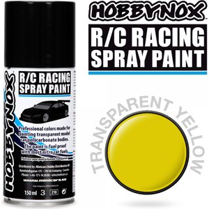 Hobbynox Transparent Inca Yellow R/C Racing Spray Paint 150 ml