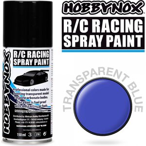 Hobbynox Transparent Dark Blue R/C Racing Spray Paint 150ml