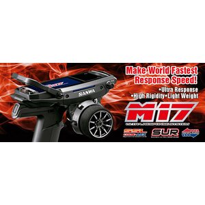 Sanwa M17S Radio + RX-493i Receiver & Preinstalled Battery