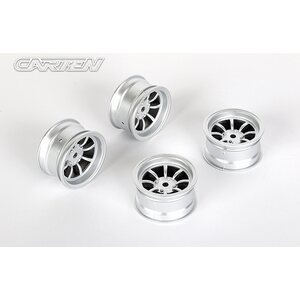 Carten NBA263 Felge 8-Speichen +4mm silber (4)