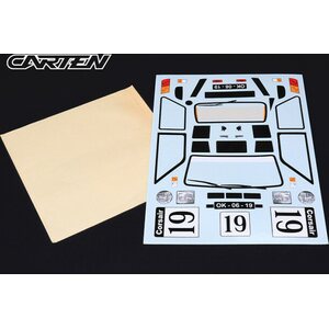 Carten NBA801 Renault 5 Turbo 1/10 M-Chassis Body Shell