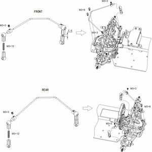 Carten NBA311 Sway Bar set