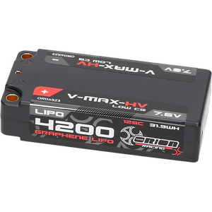 Team Orion V-Max-HV Graphene Tech Shorty 4200 LCG 7.6V 2S 128C ORI14523