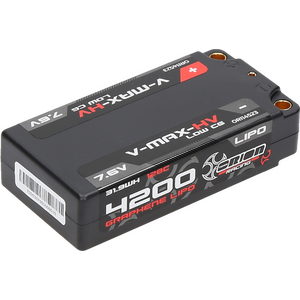 Team Orion V-Max-HV Graphene Tech Shorty 4200 LCG 7.6V 2S 128C ORI14523