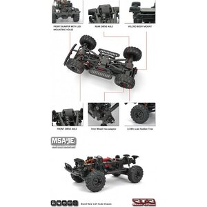 Carisma Msa-1E Suzuki Jimny Jb74 1/24Th Mini Crawler