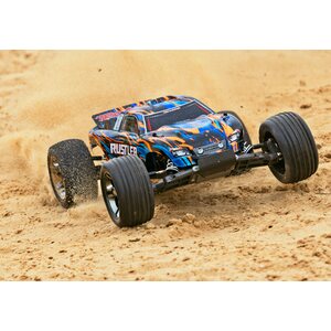Traxxas Rustler VXL 2WD 1/10 RTR TQi TSM OrangeX w/o Batt/Charger