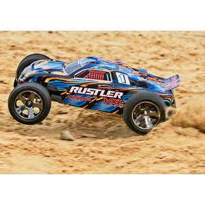 Traxxas Rustler VXL 2WD 1/10 RTR TQi TSM OrangeX w/o Batt/Charger