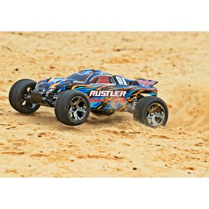 Traxxas Rustler VXL 2WD 1/10 RTR TQi TSM OrangeX w/o Batt/Charger