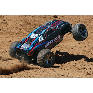 Traxxas Rustler VXL 2WD 1/10 RTR TQi TSM Red