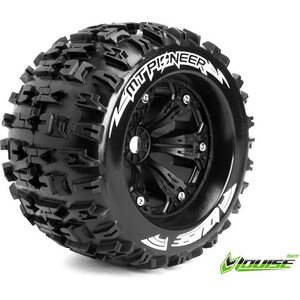 Louise Tire & Wheel MT-PIONEER 3,8" Black 1/2-Offset (2)