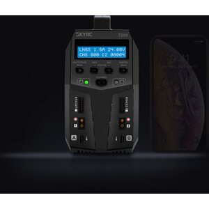 SkyRc T200 Charger 240VAC/12VDC 12A 2x100W