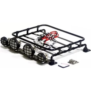 ValueRC Roof Luggage Rack with LED Light Bar for 1/10 RC Cars
 110*103mm