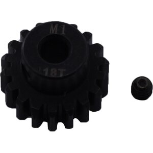 ValueRC HSS M1 Motor Pinions Gear 18T - Black for 5mm shaft M4 Screw Hole with set screw