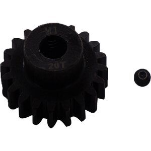 ValueRC Mod 1 Pinion Gear 20T - Black for 5mm shaft M4 set screw
