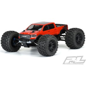 Pro-Line Pre-Cut 2020 Ram Rebel 1500 Clear Body for E-REVO 2.0 (with extended body mounts)