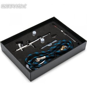 Hobbynox TARA Airbrush Top Feed 0.2/0.3/0.5mm 2cc 1.8m Hose