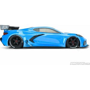 Protoform Chevrolet Corvette C8 Clear Body for ARRMA Felony & Infraction