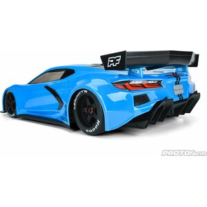 Protoform Chevrolet Corvette C8 Clear Body for ARRMA Felony & Infraction