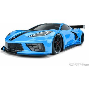 Protoform Chevrolet Corvette C8 Clear Body for ARRMA Felony & Infraction