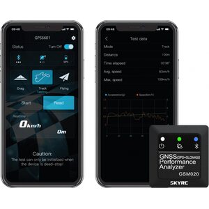 SkyRc GPS (GNSS) GSM020 Performance Analyzer Car and Airplane