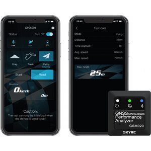 SkyRc GPS (GNSS) GSM020 Performance Analyzer Car and Airplane