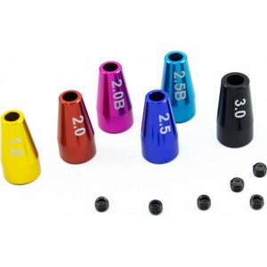 Ultimate Racing ULTIMATE HEX & BALL HEX ID COLLAR SET (6PCS) UR8999