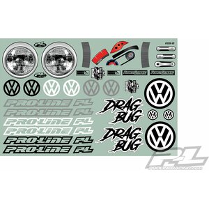 Pro-Line Volkswagen Drag Bug 1:10 Clear Body 3558-00