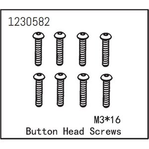 Absima Button Head Screw M3*16 (8)