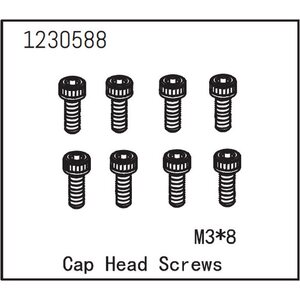 Absima Cap Head Screw M3*8 (8)