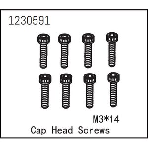 Absima Cap Head Screw M3*14 (8)