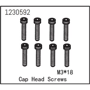 Absima Cap Head Screw M3*18 (8)