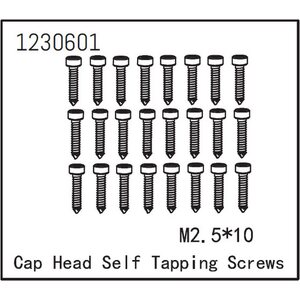 Absima Self-tapping Cap Screw M2.5*12 (24)