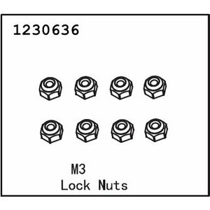 Absima Lock Nut M2.5 (8)