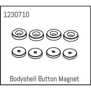 Absima Bodyshell Button Magnet (4) - Khamba
