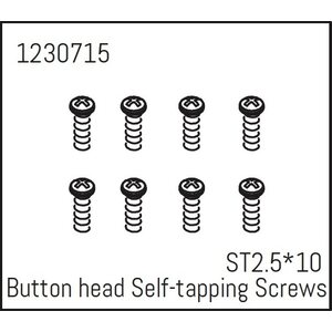 Absima Button head Self-tapping screws ST2.5*10 (8) - Khamba
