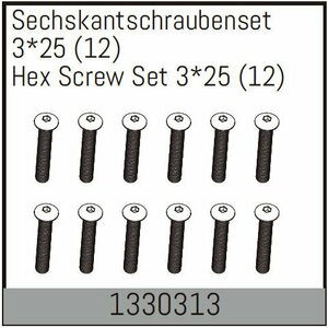 Absima Hex Screw Set 3*25 (12)