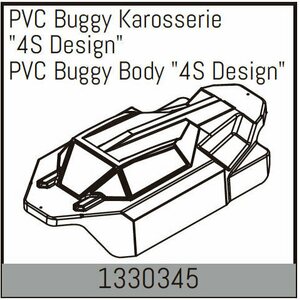 Absima PVC Buggy Body "4S Design"