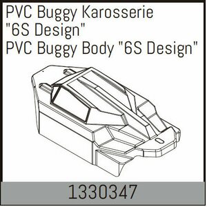 Absima PVC Buggy Body "6S Design"