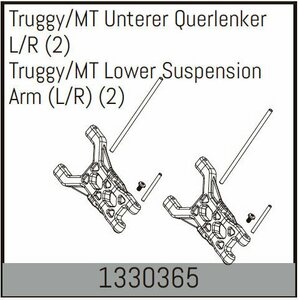 Absima Truggy/MT Lower Suspension Arm (L/R) (2)