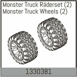 Absima Monster Truck Wheels (2)
