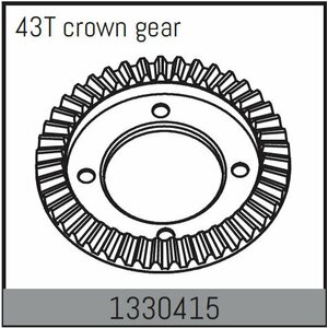 Absima 43T crown gear