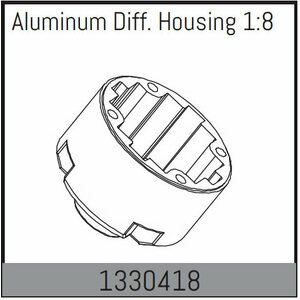 Absima Aluminum Diff. Housing 1:8