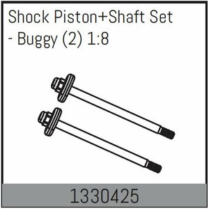 Absima Shock Piston+Shaft Set - Buggy (2) 1:8